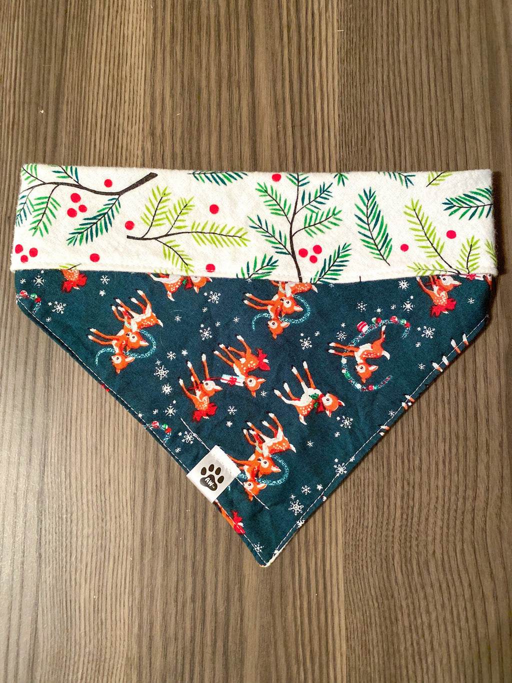Reindeer & Mistletoe - Bandana | Reversible