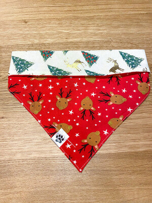 Reindeer & trees - Bandana | Reversible