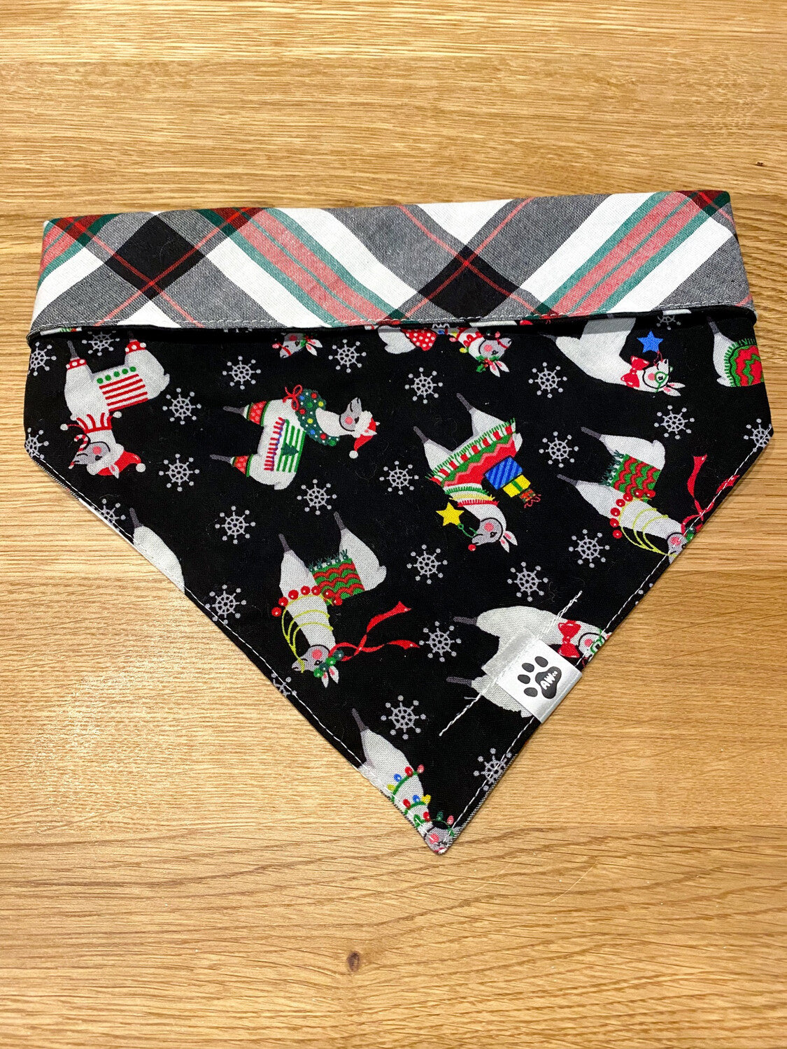 Holiday Llamas - Bandana | Reversible