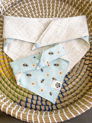 Daisies & Bees - Bandana | Reversible