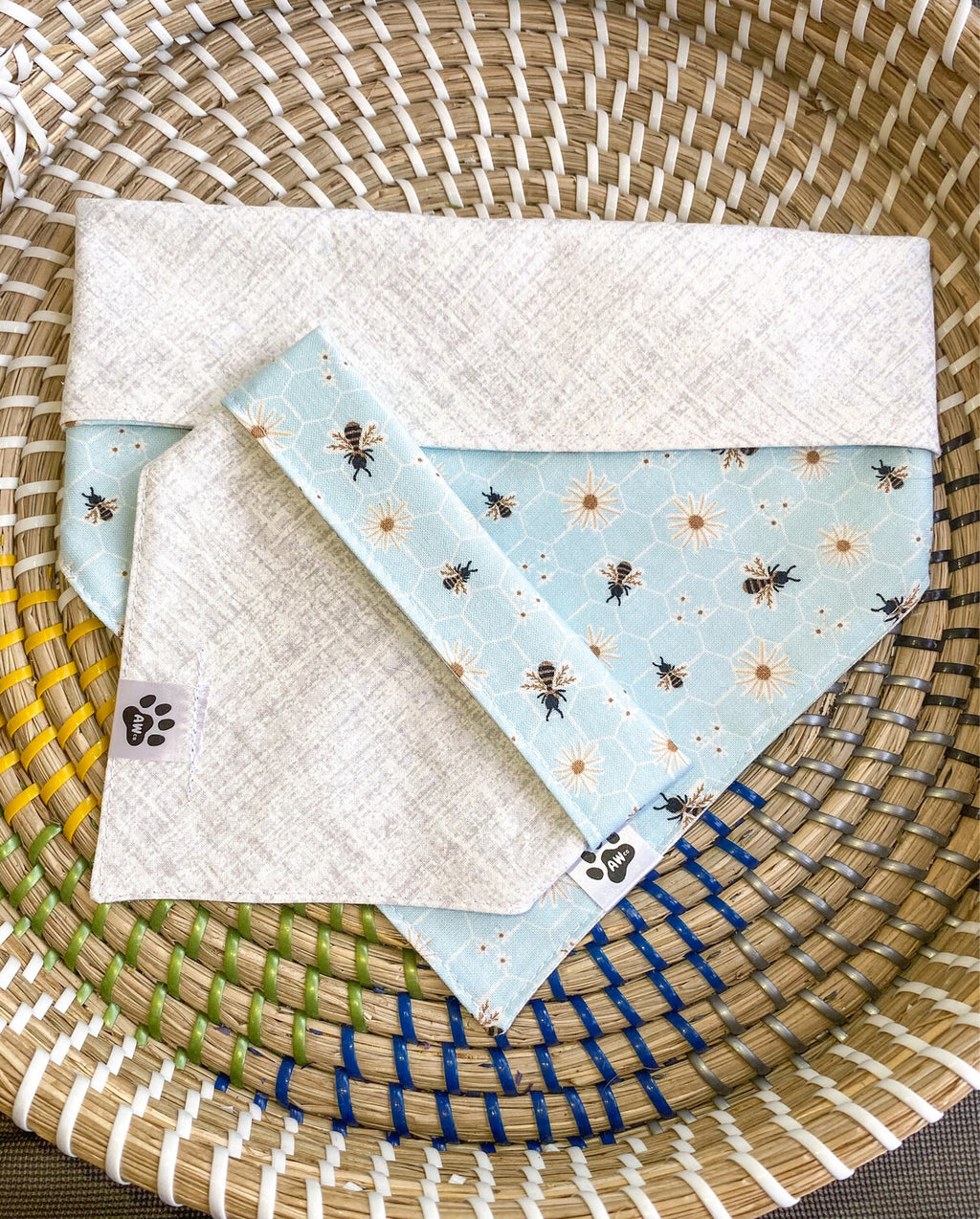 Daisies & Bees - Bandana | Reversible
