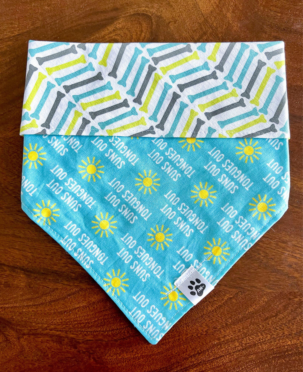 Suns Out Tongues Out Blue - Bandana | Reversible
