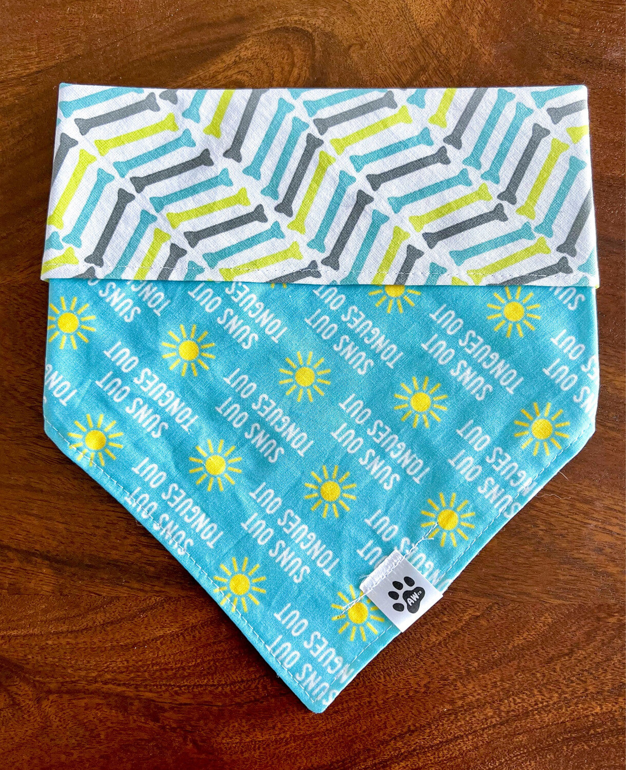 Suns Out Tongues Out Blue - Bandana | Reversible