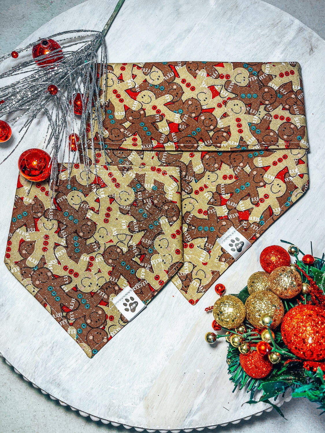Gingerbread Glitter - Bandana