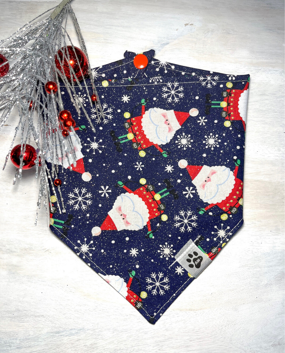 Santa - Glitter - Bandana