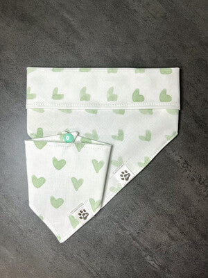 Green Hearts - Bandana