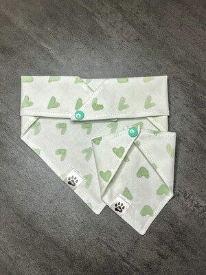 Green Hearts - Bandana