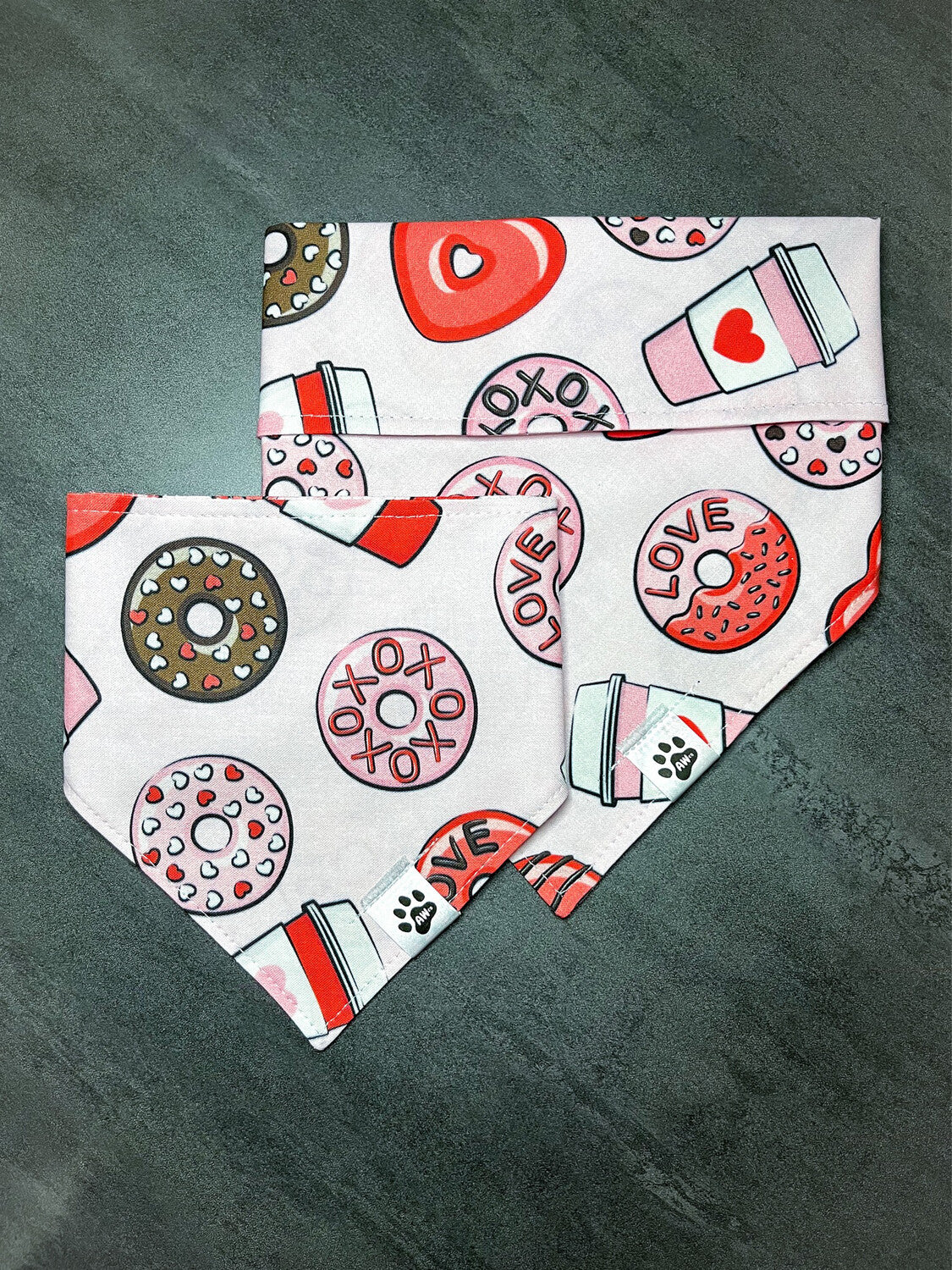 Valentines Coffee & Donuts - Bandana