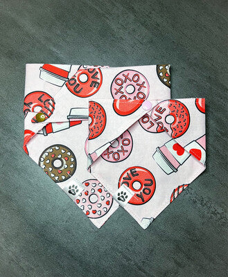 Valentines Coffee & Donuts - Bandana