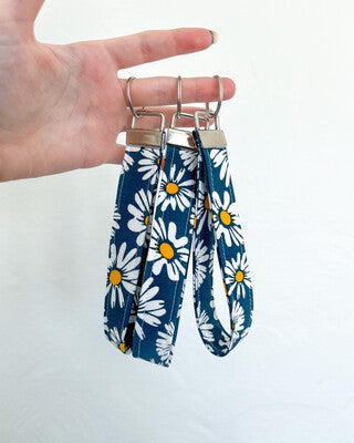 Keychain - Flowers - Cotton