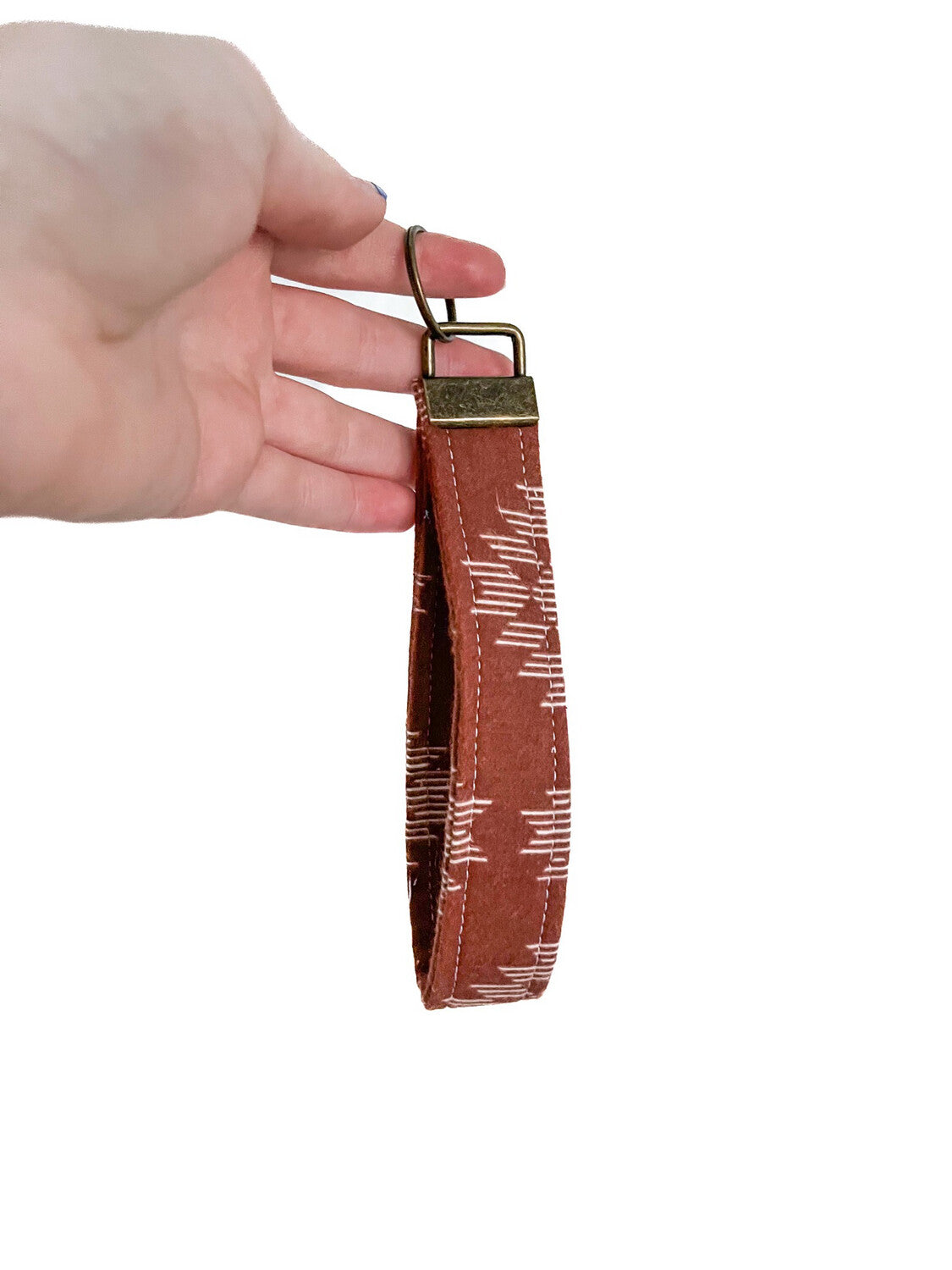 Keychain - Brown Aztec - Flannel