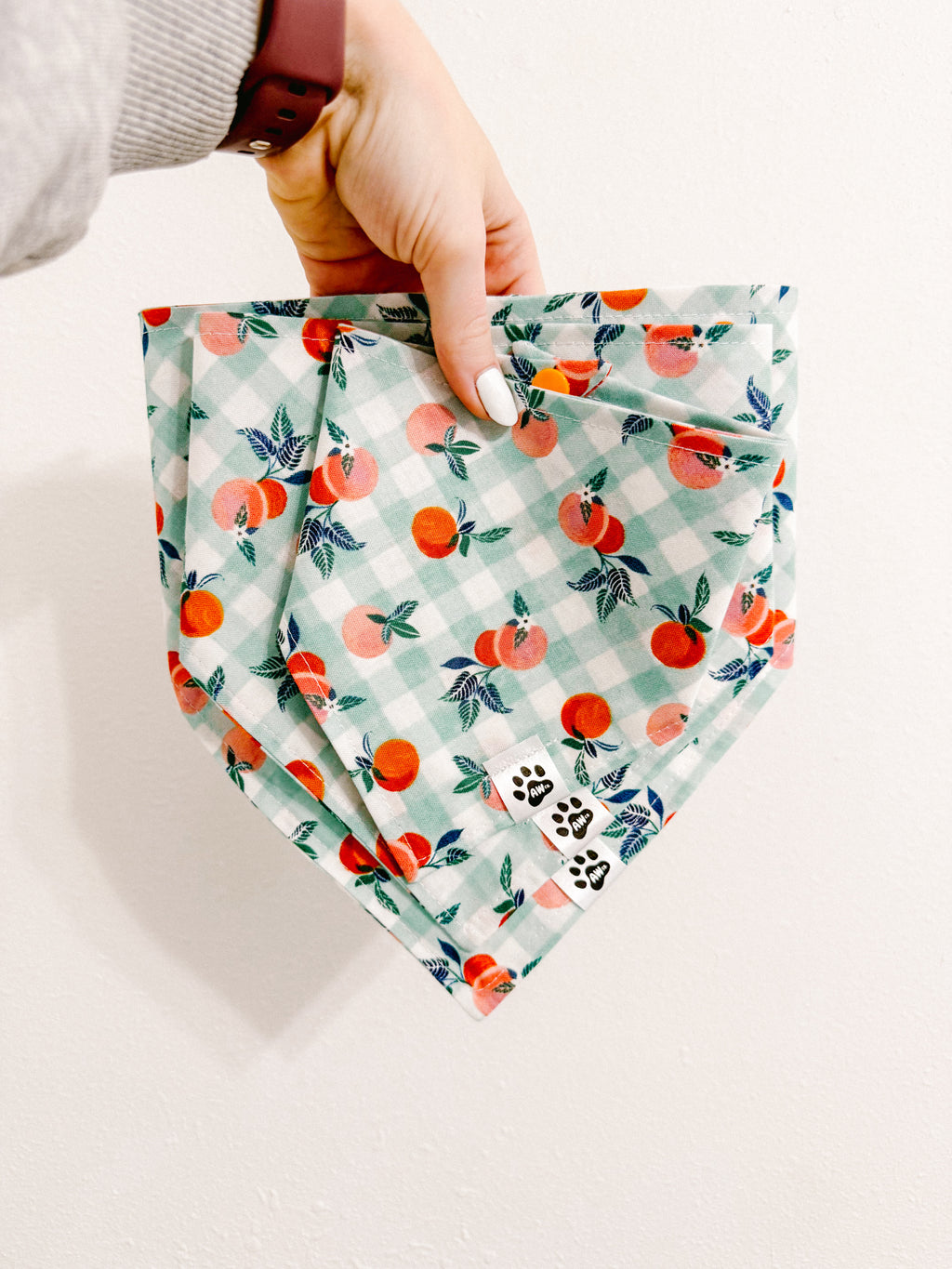 Peach Orchard - Snap On Bandana