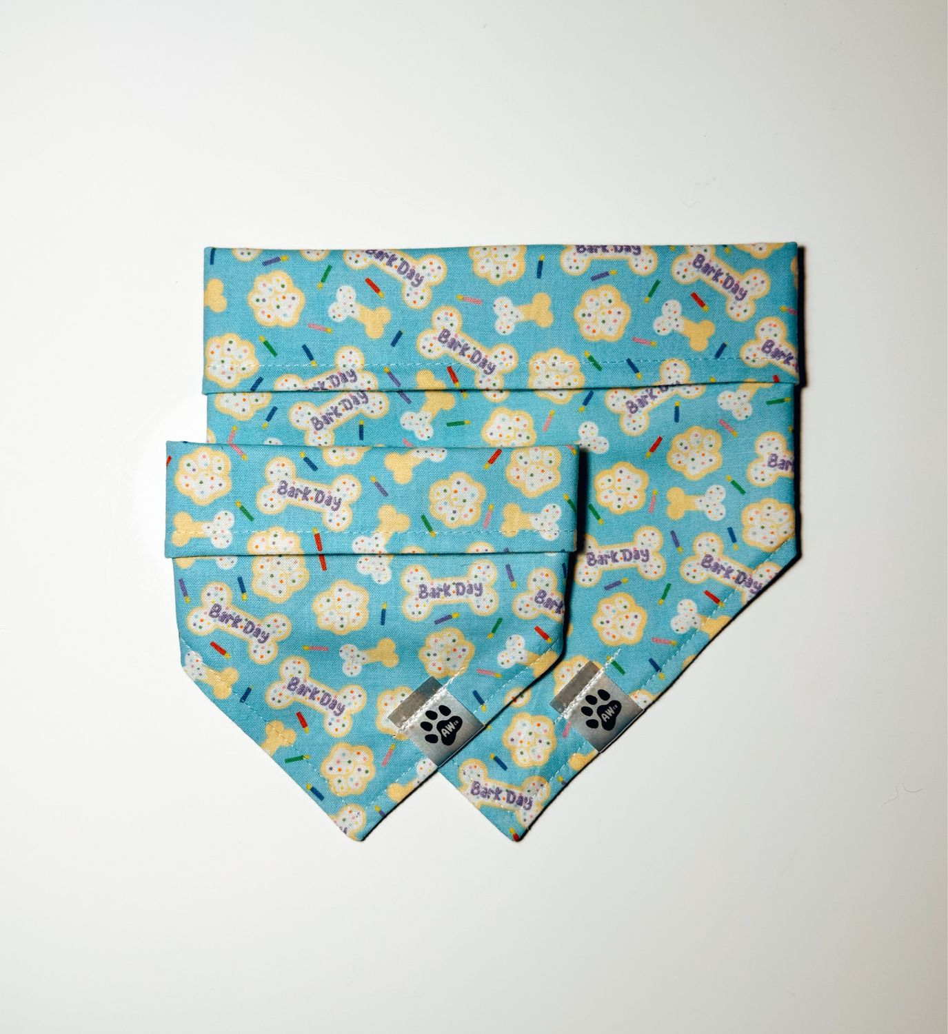 Happy Barkday BLUE - Bandana