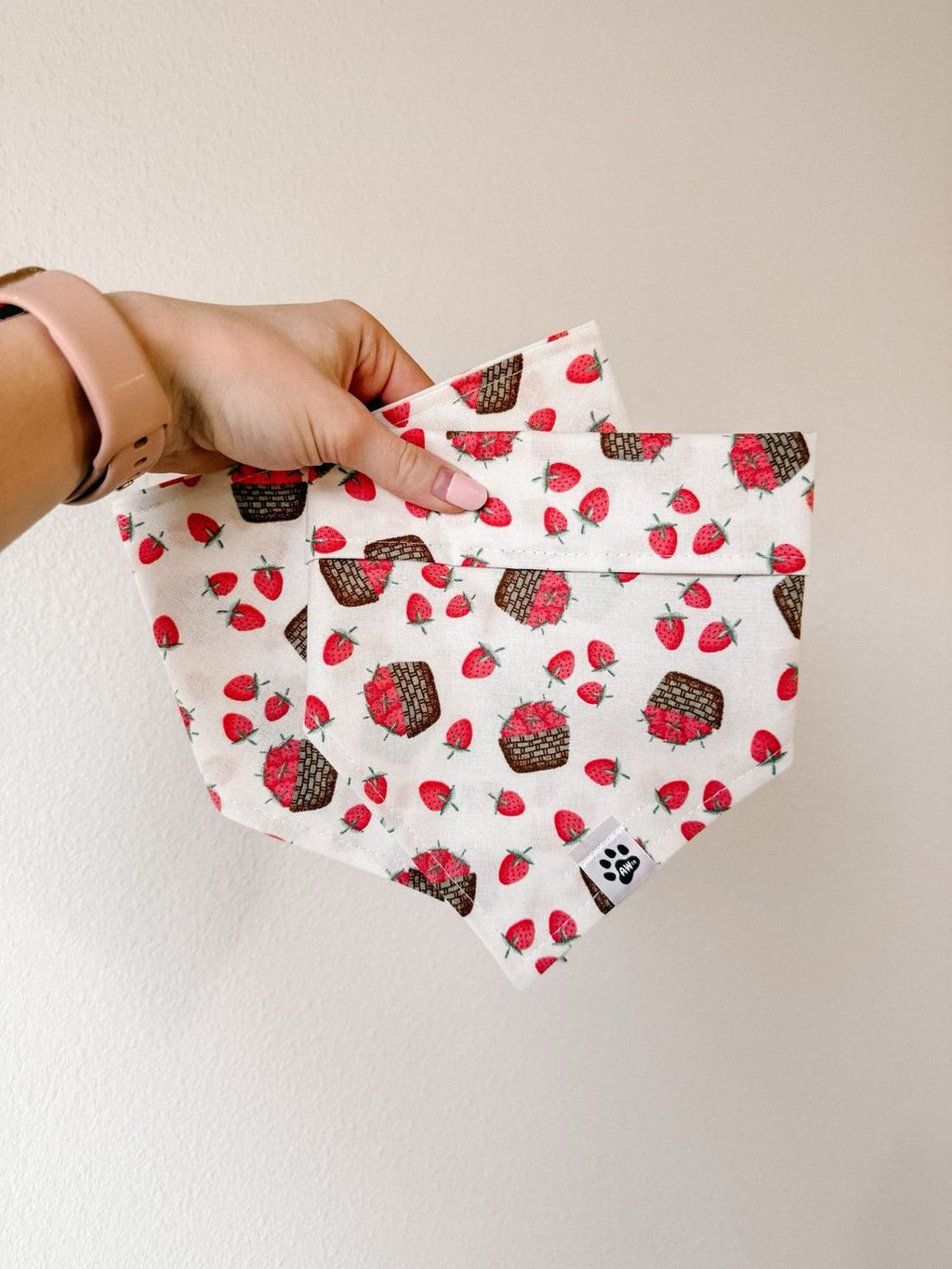 Berries On White - Bandana