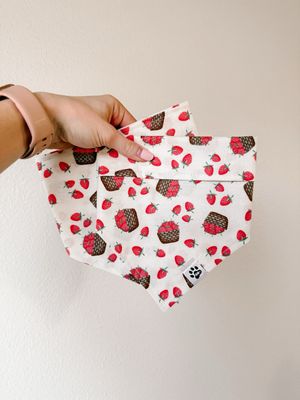 Berries On White - Bandana