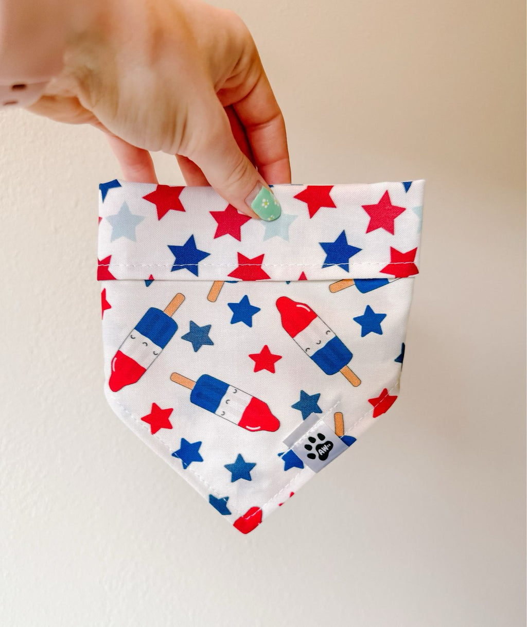 Patriotic Bombpops Reversible - Bandana