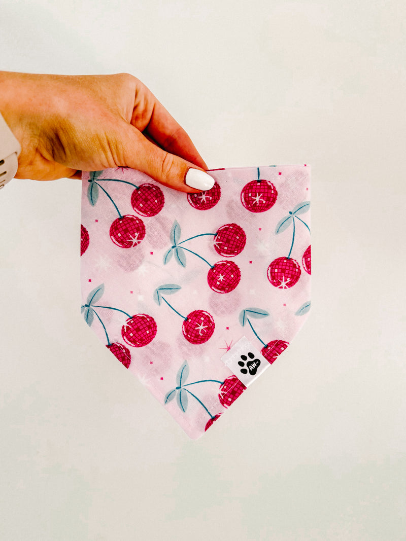 Cherry Pop - Snap On Bandana