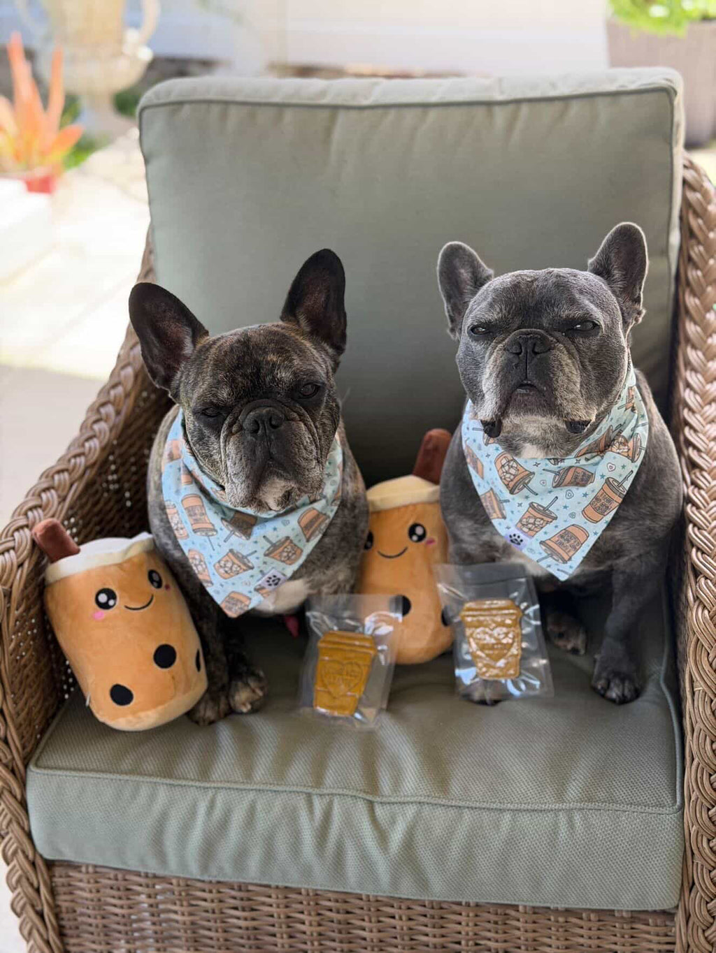 I Love My Mom A Latte Blue - Bandana