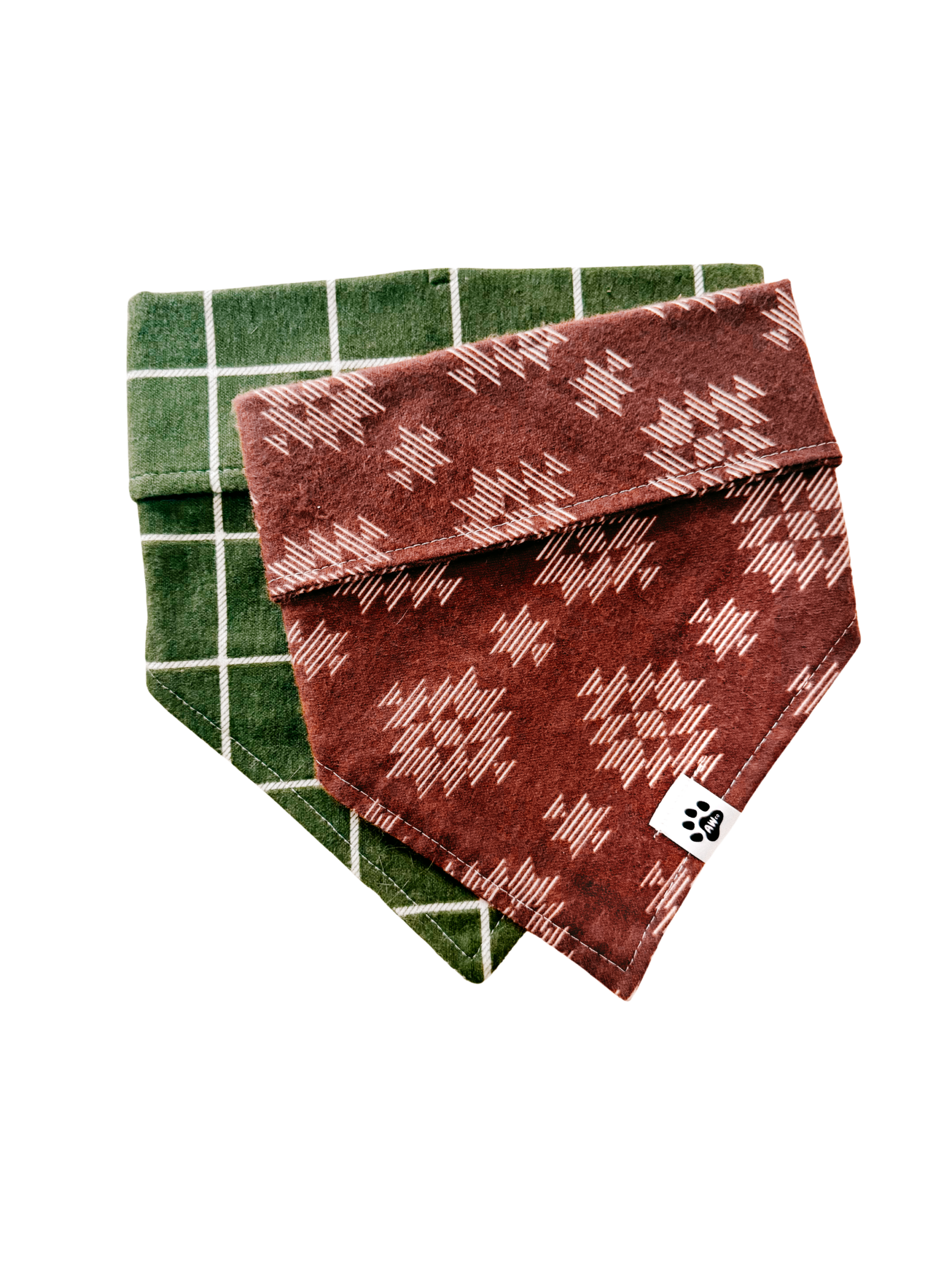 Aztec Brown - Flannel Bandana