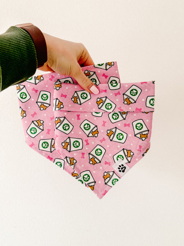 Pink Pup Cup - Bandana