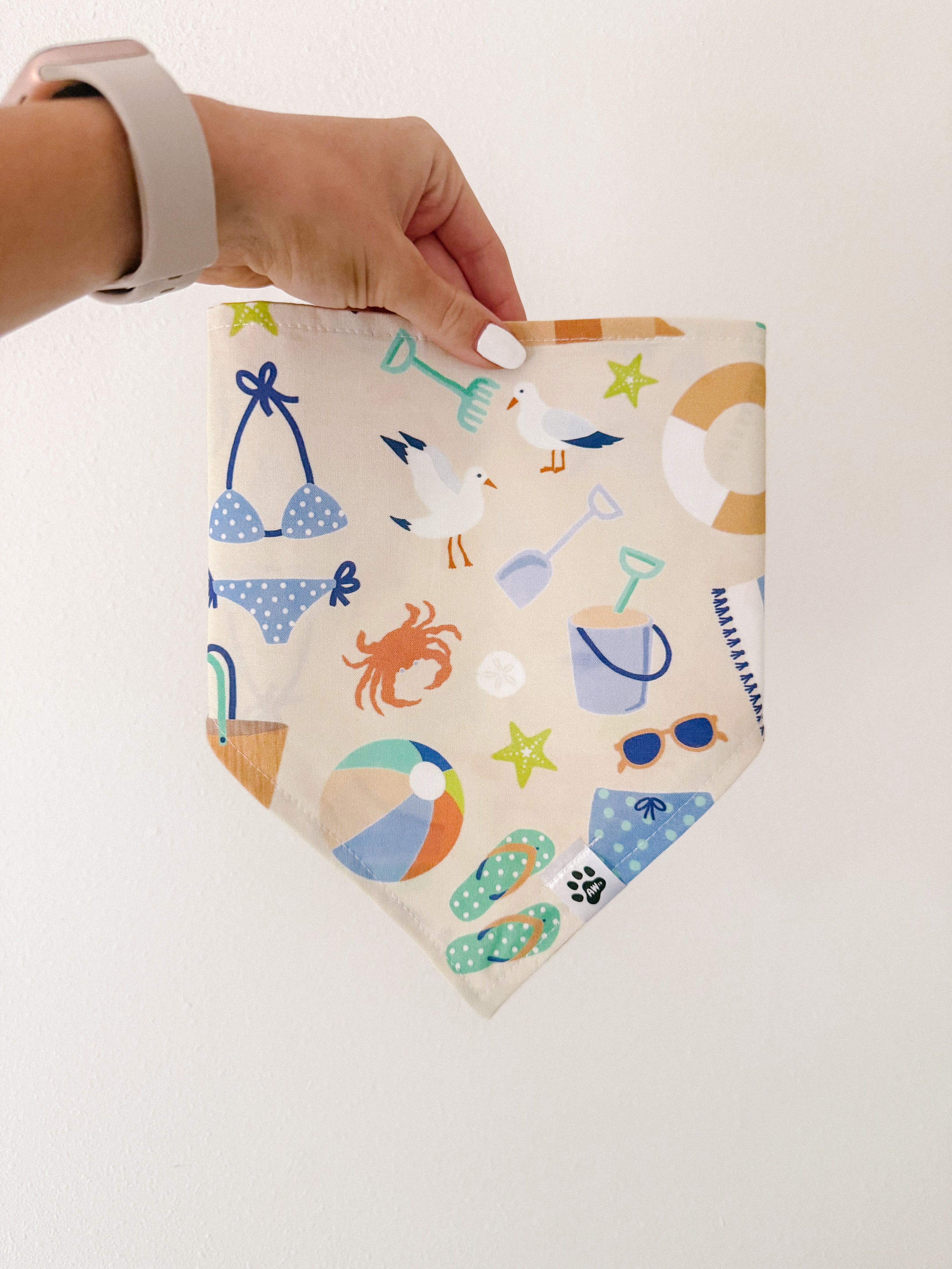 Beach Babe - Snap On Bandana