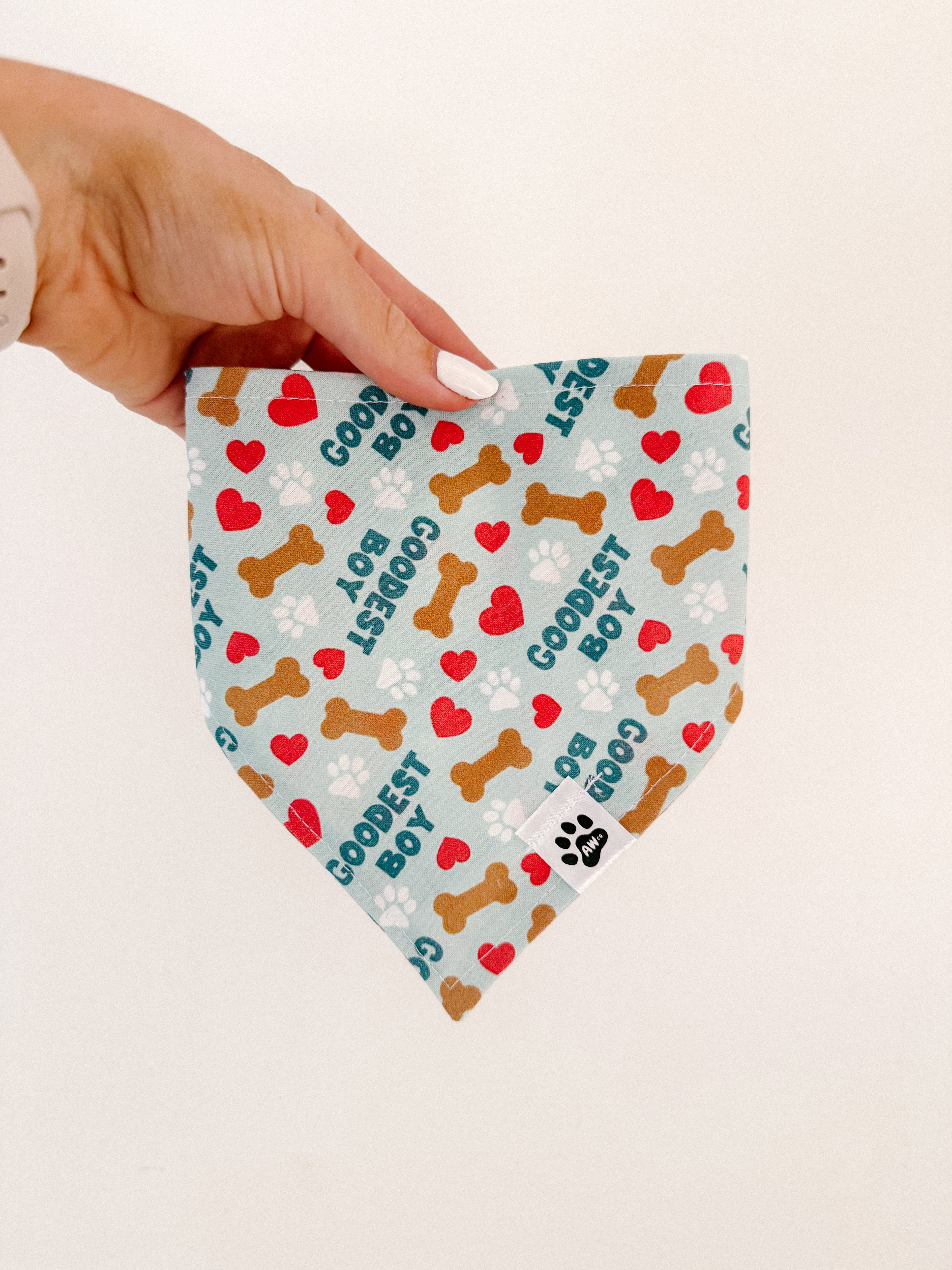 Goodest Boy - Snap On Bandana