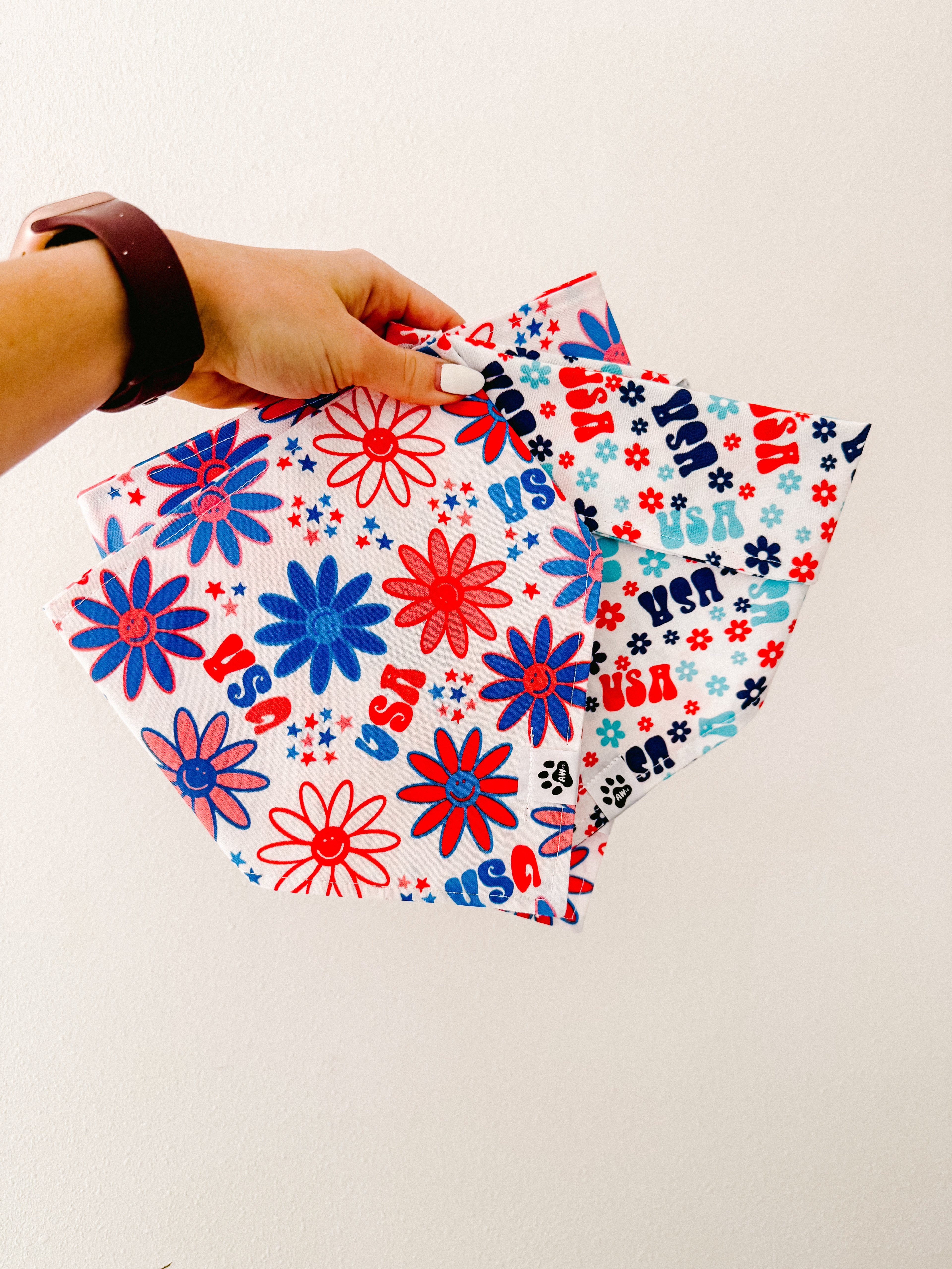 USA Flower Power - Bandana